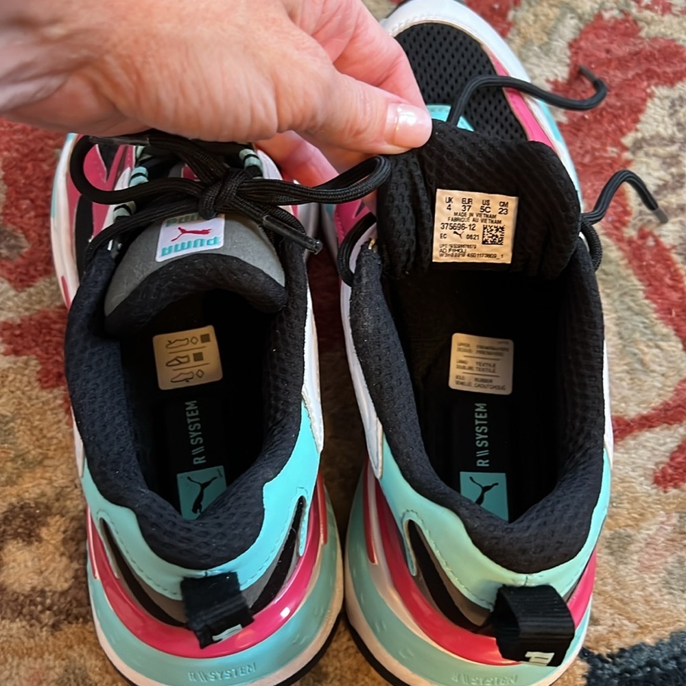 Puma RS-X3 Sneakers in Pink and Aqua